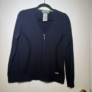 Alaska Airlines Luly Yang Full Zip Jacket Medium S Long Sleeve